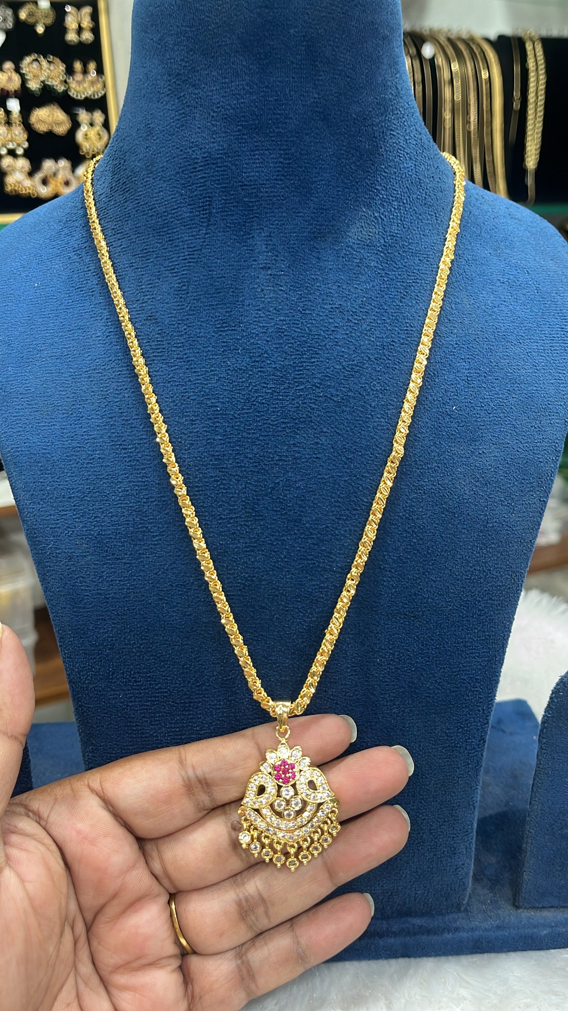 Gold look Dollar Chain