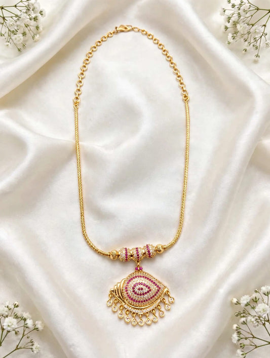 Gold plated Necklace.