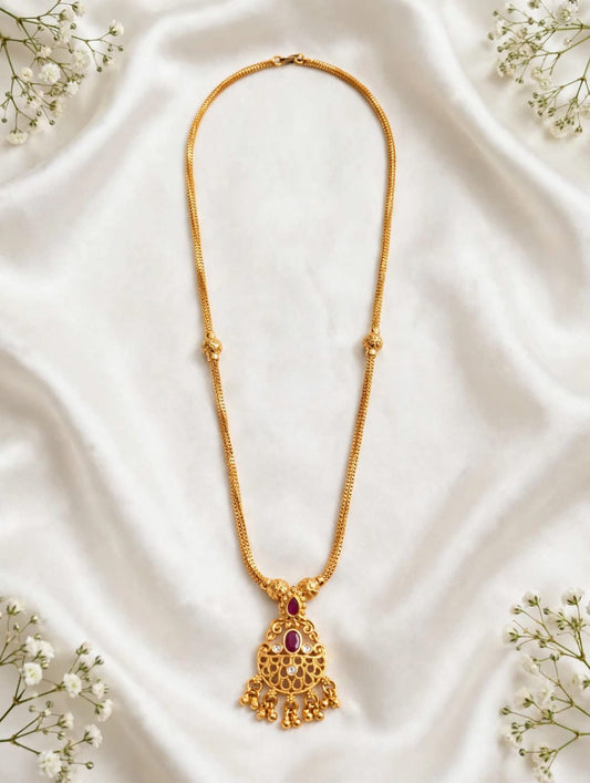 Gold plated Necklace.
