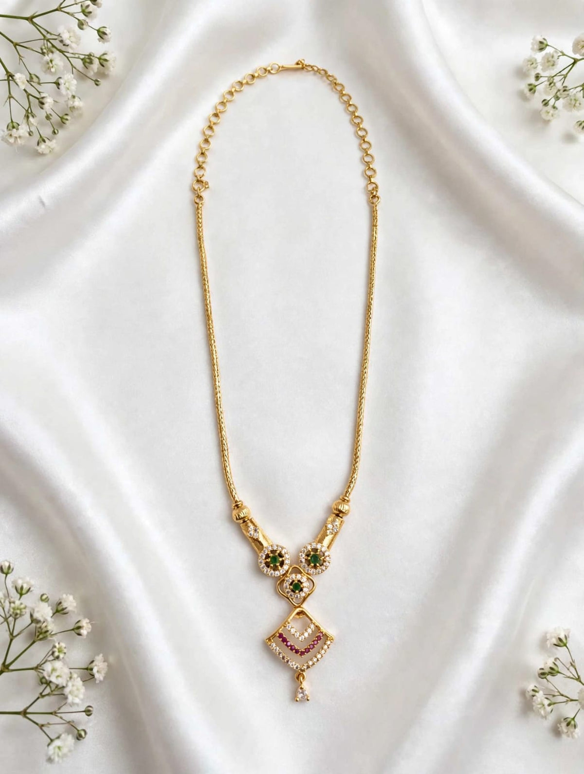 Gold plated Necklace.