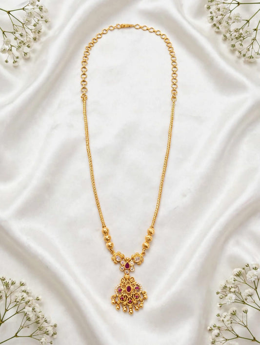 Gold plated Necklace.
