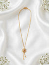 Gold plated chains.