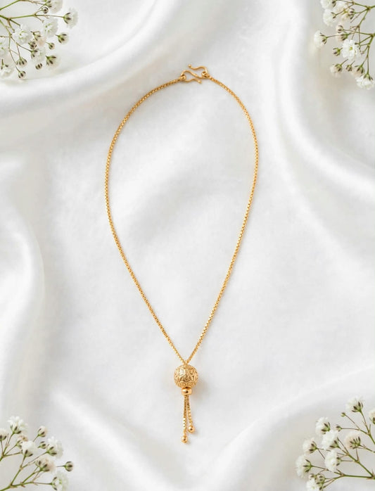 Gold plated chains.