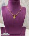Gold plated necklace.
