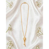 Gold plated necklace.