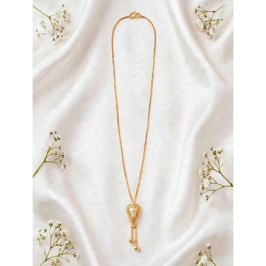 Gold plated necklace.