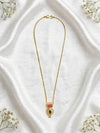 Gold plated necklace.