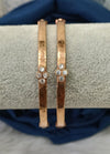 Impon stone bangles.