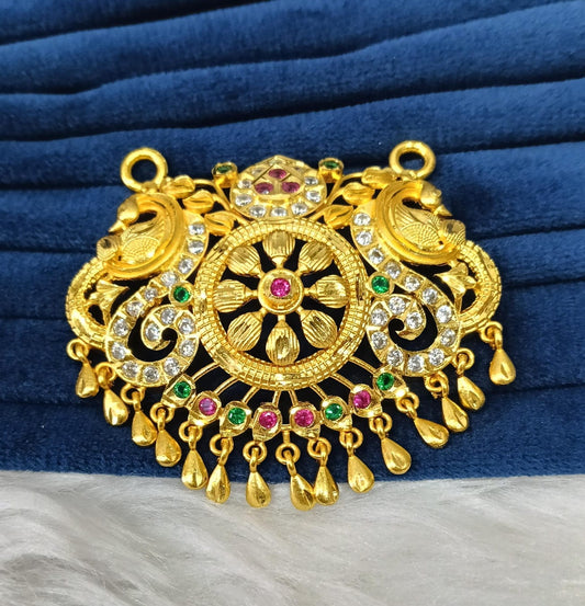 Gold plated AD pendant.