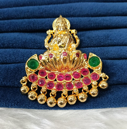 Gold plated pendant.