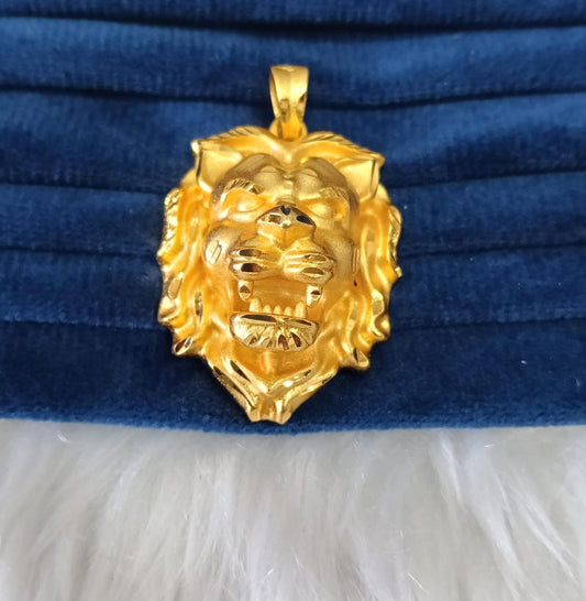 Gold plated pendant.