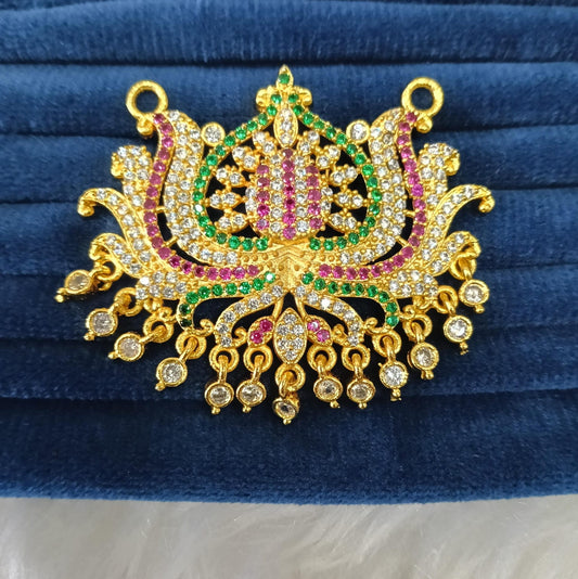 Gold plated pendant.