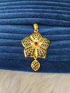 Gold plated pendant.