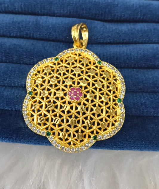 Gold plated AD pendant.