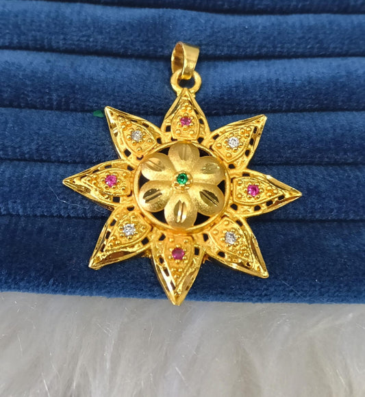 Gold plated AD pendant.