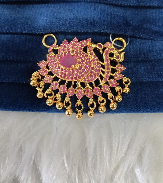 Gold plated pendant.