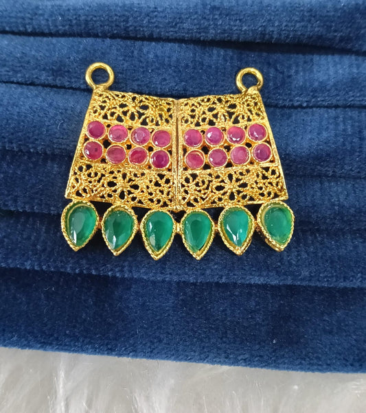 Gold plated AD pendant.