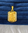 Gold plated AD pendant.