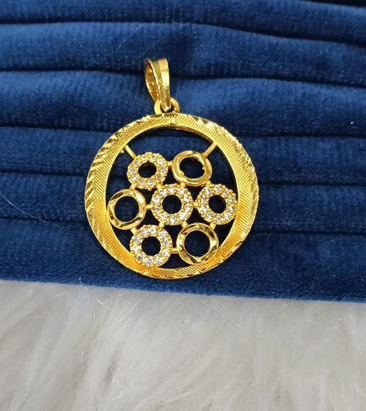 Gold plated AD pendant.