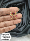 Gold plated J type studs.