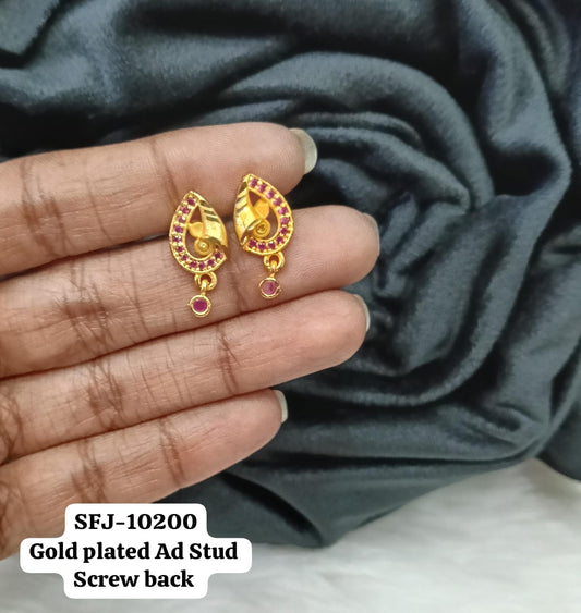 Gold plated AD stud.