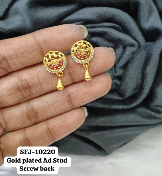 Gold plated AD stud.