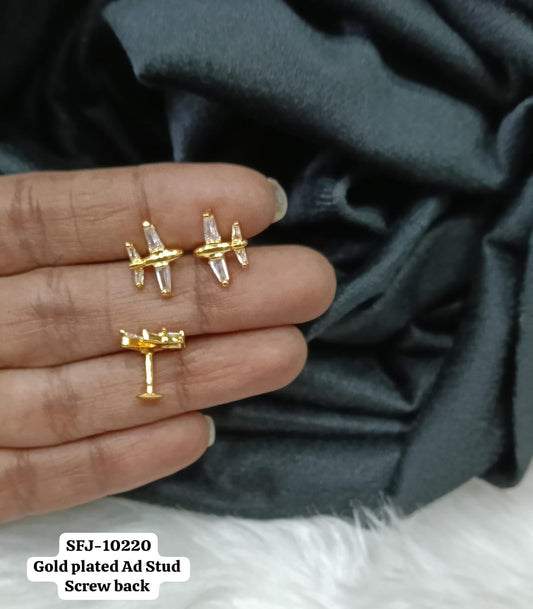 Gold plated AD stud.