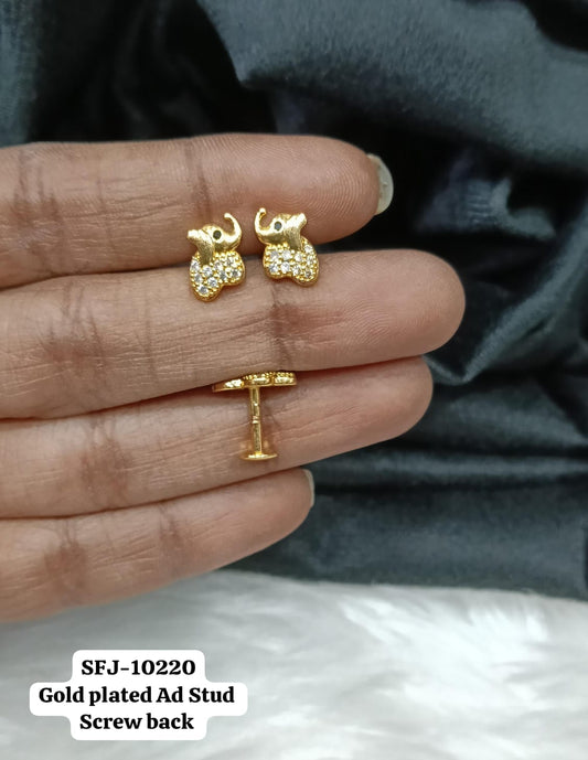 Gold plated AD stud.