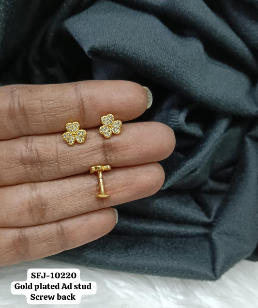Gold plated AD stud.