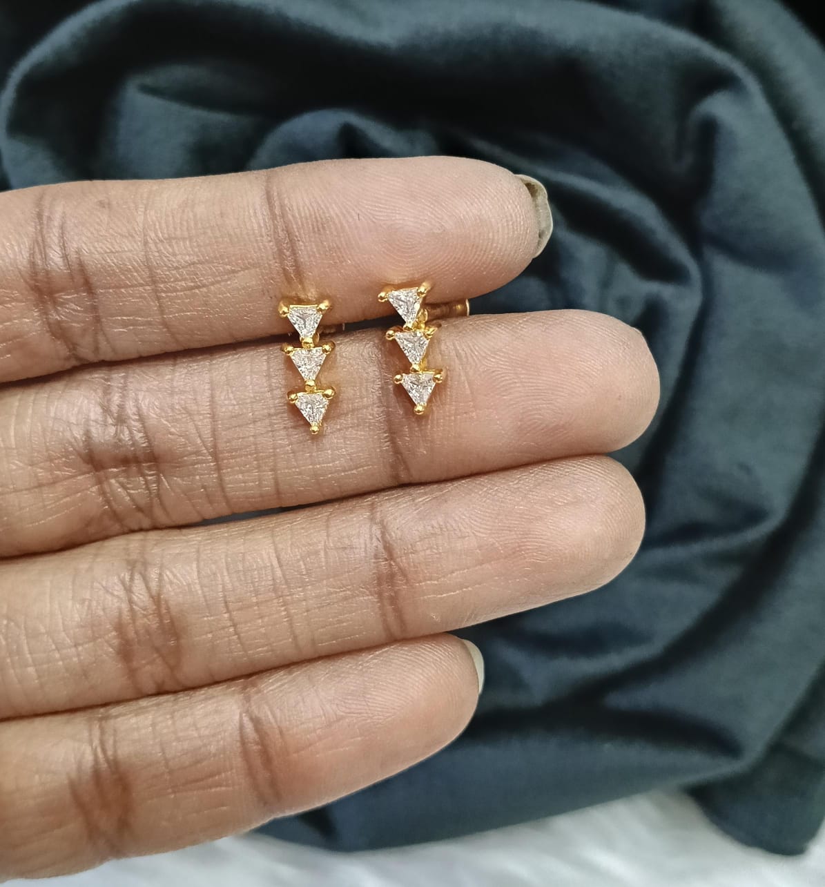 Gold plated AD studs.