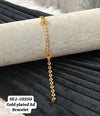 Gold plated bracelet.