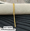 Gold plated bracelet.