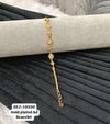 Gold plated bracelet.