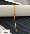 Gold plated bracelet.