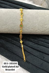 Gold plated bracelet.