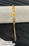 Gold plated bracelet.