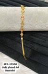 Gold plated bracelet.