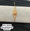 Gold plated AD bracelet.