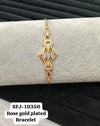 Gold plated AD bracelet.
