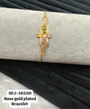 Gold plated AD bracelet.