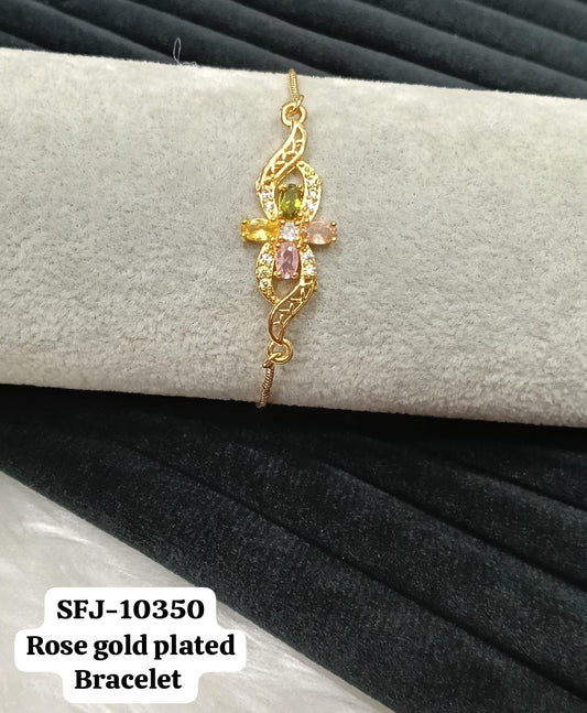 Gold plated AD bracelet.