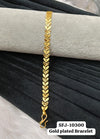 Gold plated bracelet.