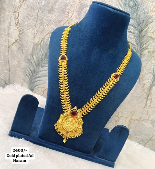 Gold plated haaram.