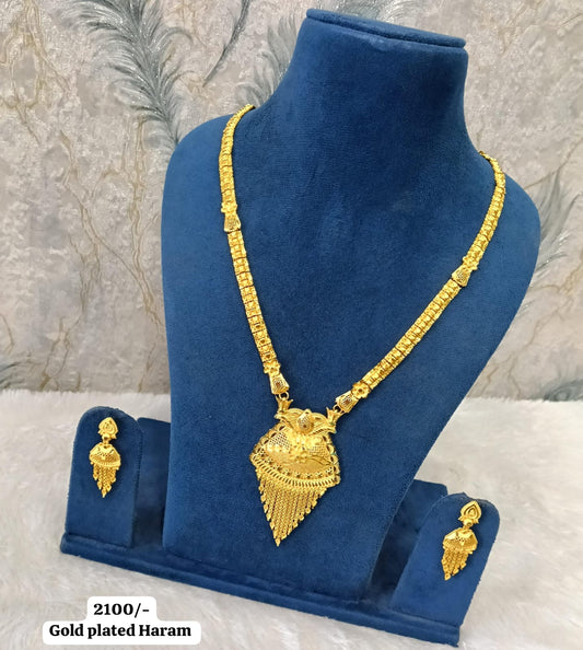 Gold plated haaram.