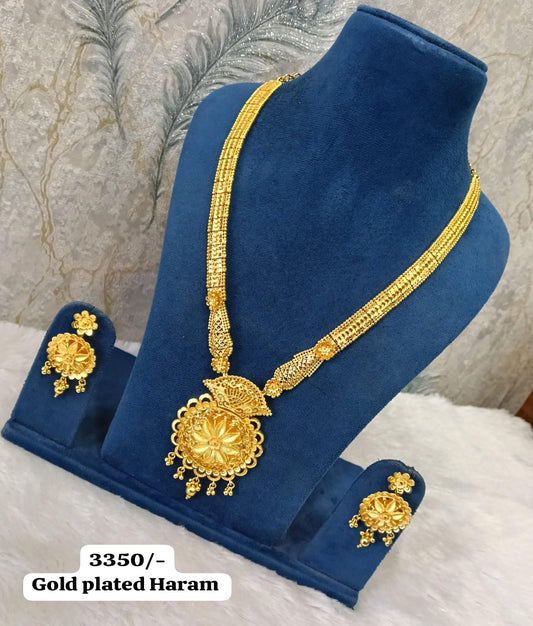 Gold plated haaram.
