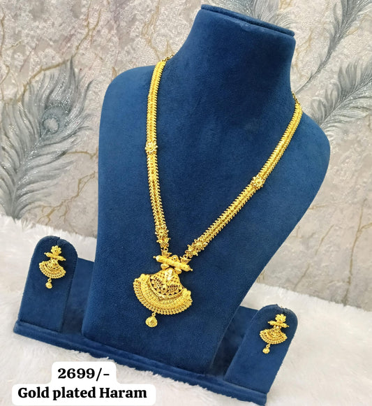 Gold plated haaram.