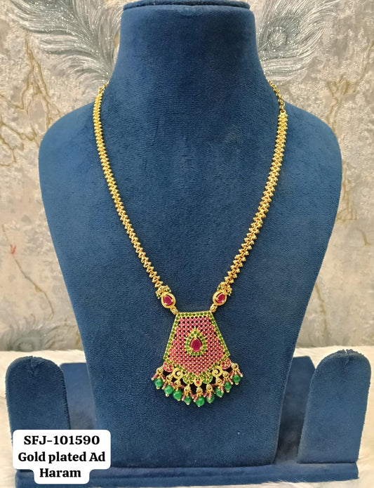 Gold plated haaram.