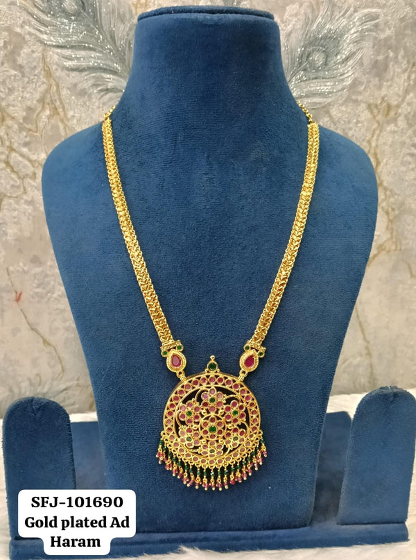 Gold plated haaram.