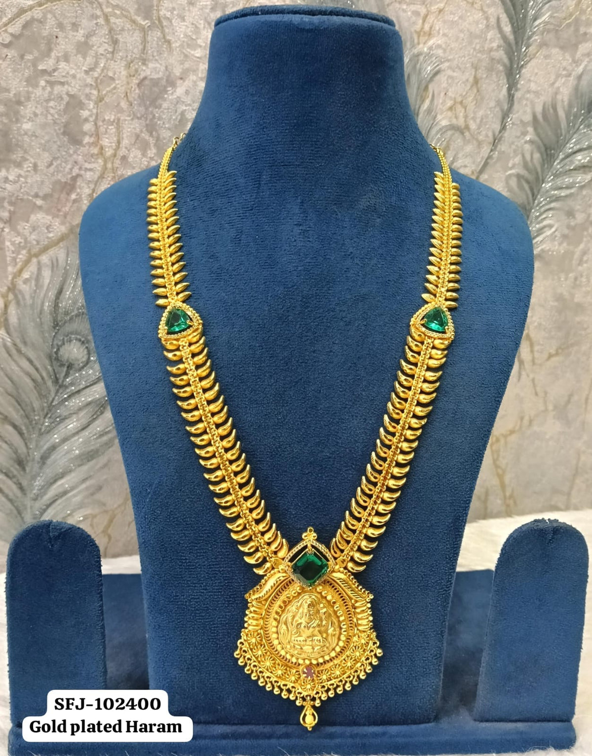 Gold plated haaram.