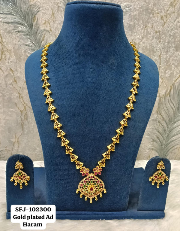 Gold plated haaram.